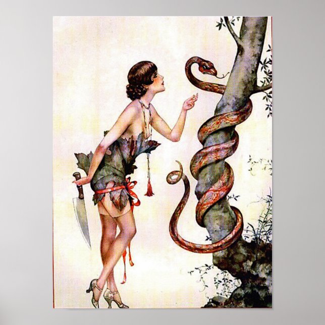 Póster Caída del hombre - Satán (Frente)