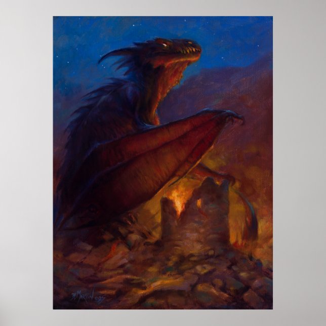 Póster Caída del Rey Rojo (Frente)