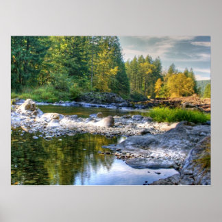 Póster Caída del río Lewis