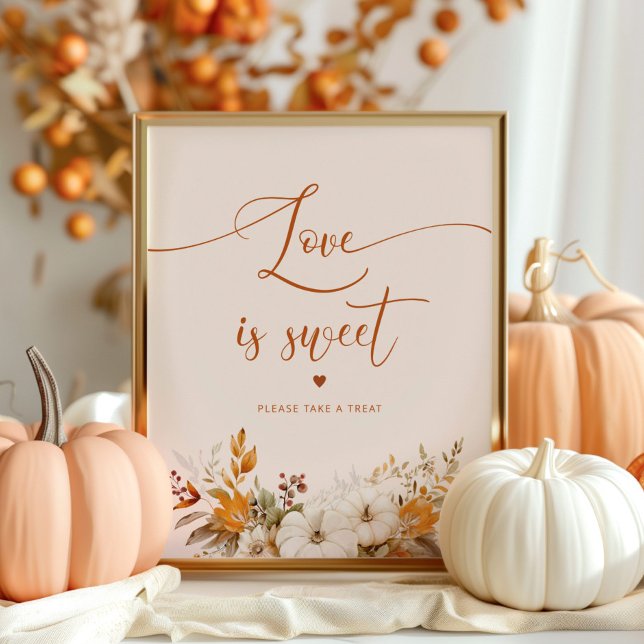 Póster Caída elegante El amor es dulce tomar un regalo Po (Subido por el creador)