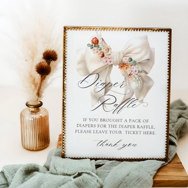 Póster Caída en el amor Floral inunda Baby Shower Diaper  (Subido por el creador)