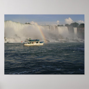 Póster Caída estadounidense en barco arco iris