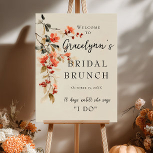 Póster Caída Sale de Brunch Nodal Bienvenida Ducha Bridal