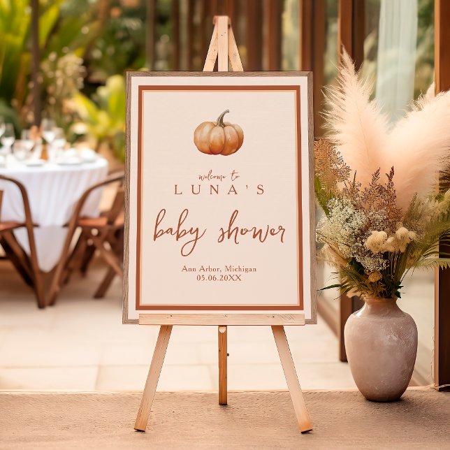 Póster Caída Un Poco De La Bienvenida De Baby Shower De L (Subido por el creador)