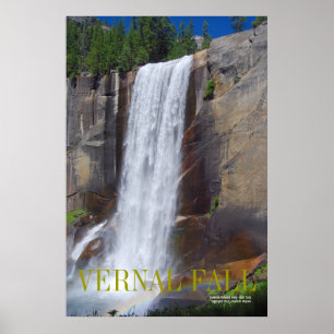 Póster CAÍDA VERNAL, parque nacional de Yosemite…