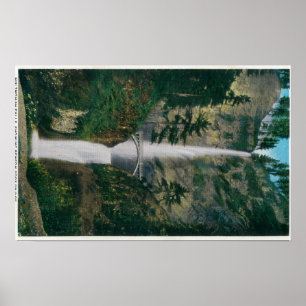 Póster Caídas de Multnomah y puente 2 del pie de Benson