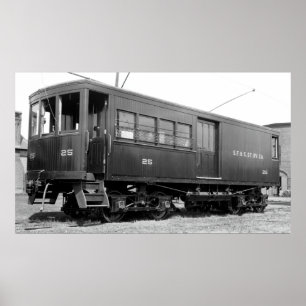 Póster Caídas de Shelburne y coche ferroviario #25 de