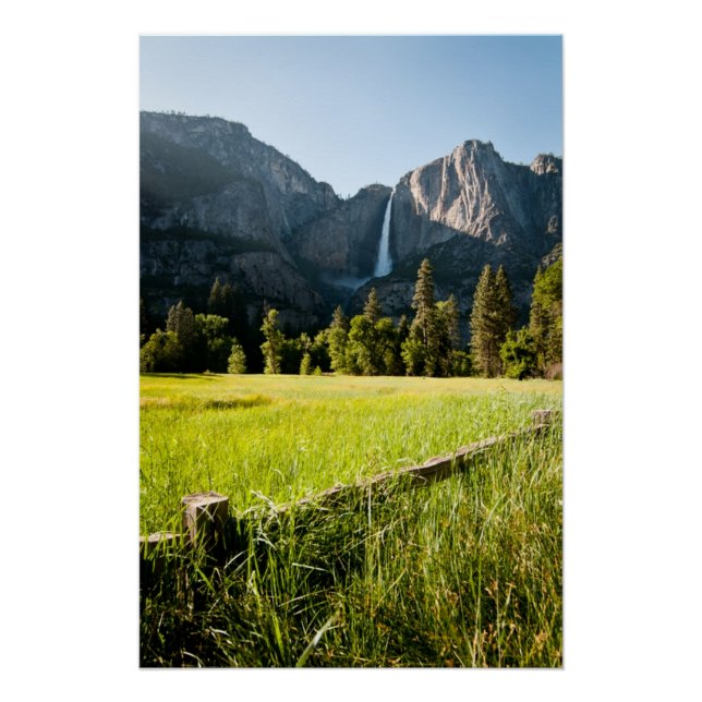 Póster Caídas de Yosemite superior (Anverso)