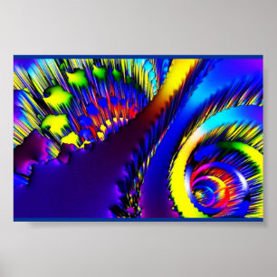 Póster Caídas del agua del caramelo