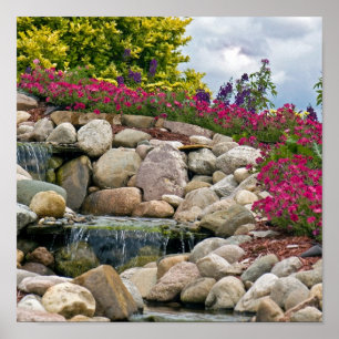 Póster Caídas del jardín