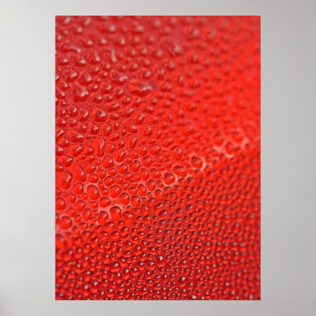 Póster Caídas del rocío matutino (Frente)