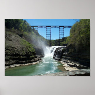 Póster Caídas superiores en Letchworth