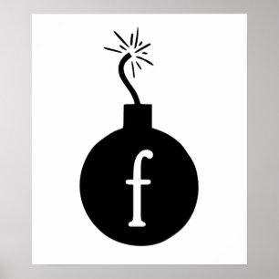 Póster Caiga la bomba de F