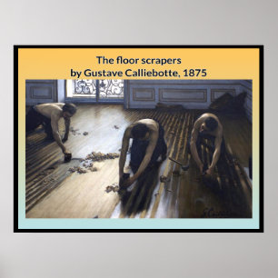 Póster Caillebotte 1895