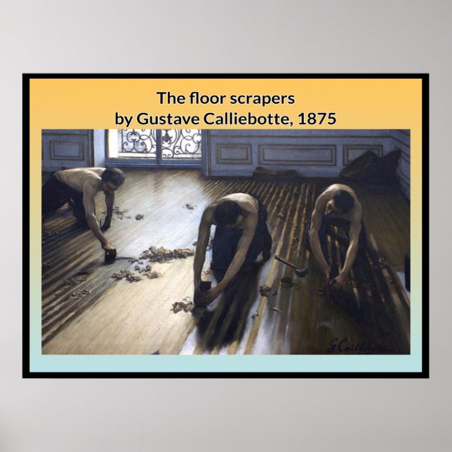 Póster Caillebotte 1895 (Frente)