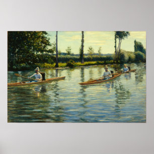 Póster Caillebotte - Boating On The Yerres