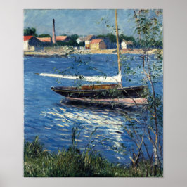 Póster Caillebotte - Bote En El Amortiguamiento En El Sen