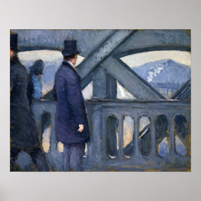 Póster Caillebotte - El Puente Del Esbozo De L'Europe (Frente)