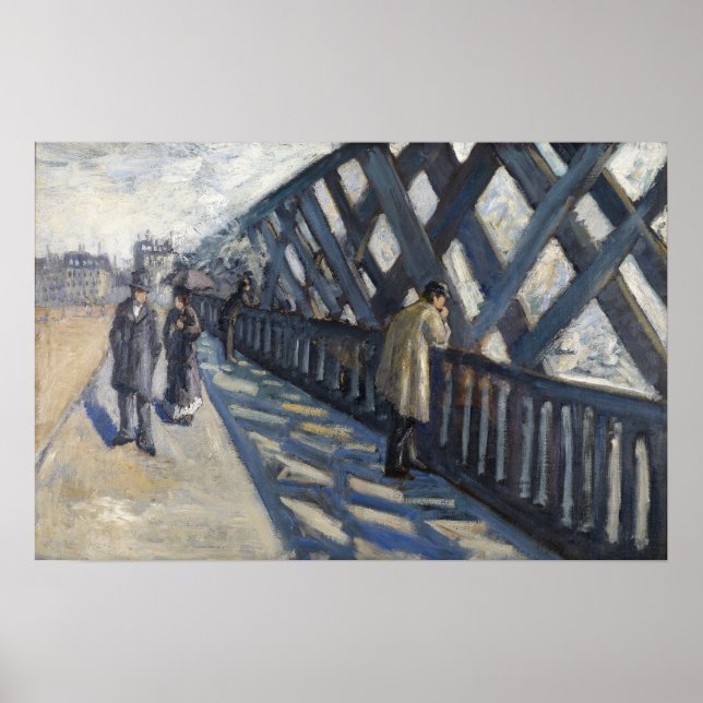 Póster Caillebotte - Estudio Para El Puente De Europa (Frente)