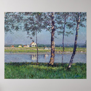 Póster Caillebotte - Orilla Del Sena En Gennevilliers