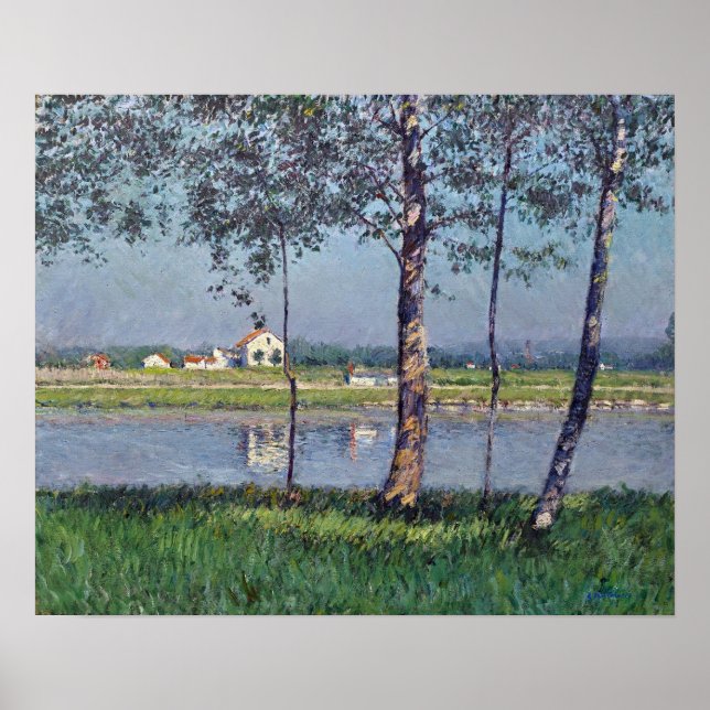 Póster Caillebotte - Orilla Del Sena En Gennevilliers (Frente)