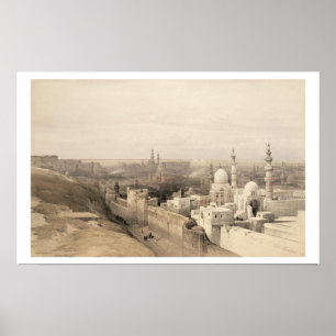 Póster Cairo looking West, from "Egypt and Nubia", Vol.3
