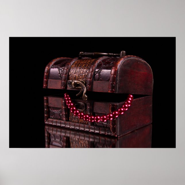 Póster Caja con tesoros (Frente)