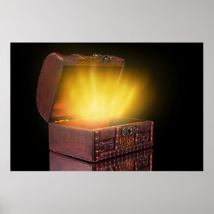 Póster Caja con tesoros