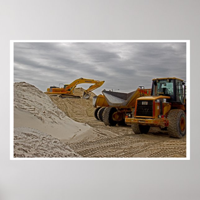 Póster Caja de arena para adultos (Frente)