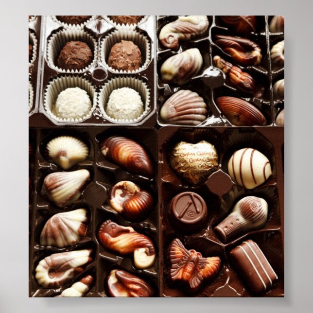 Póster caja de chocolate (Frente)