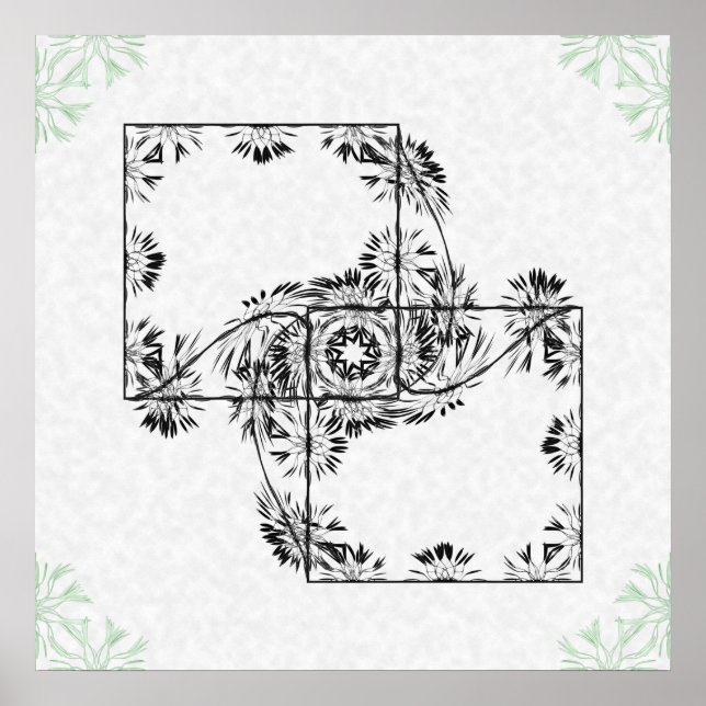 Póster Caja de flores 5 (Frente)