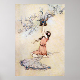 Póster Caja de Pandora por Warwick Goble