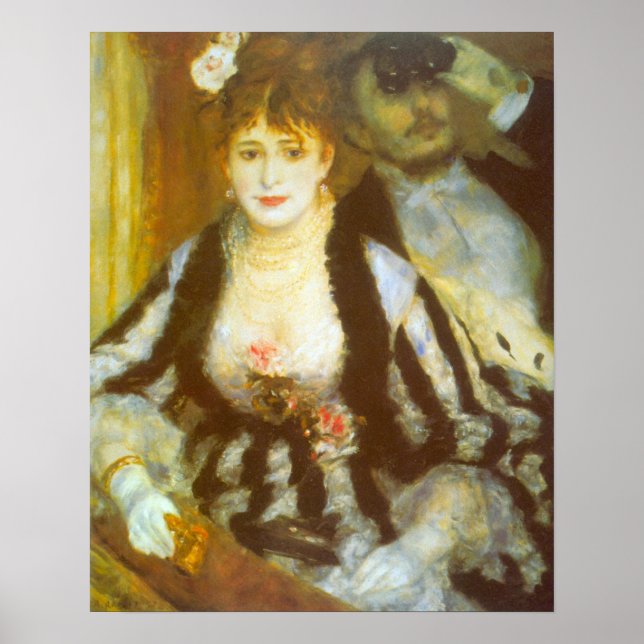 Póster Caja de teatro de Pierre Renoir, Bella Artes de ép (Frente)