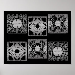 Póster Caja del rompecabezas de Hellraiser Deconstructed