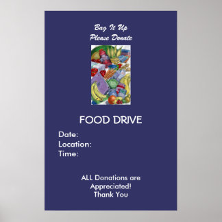 Póster Cajar, Por Favor Donar - Personalizado