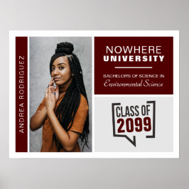 Póster Cajas de marrones y Poster de graduación de fotos