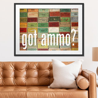 Póster Cajas de Shotshell antiguas