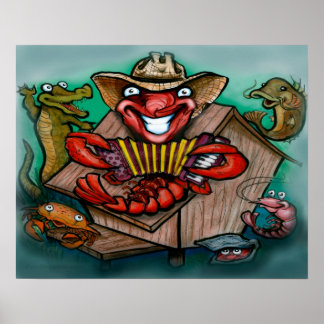 Póster Cajun Band