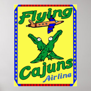 Póster Cajunes voladores