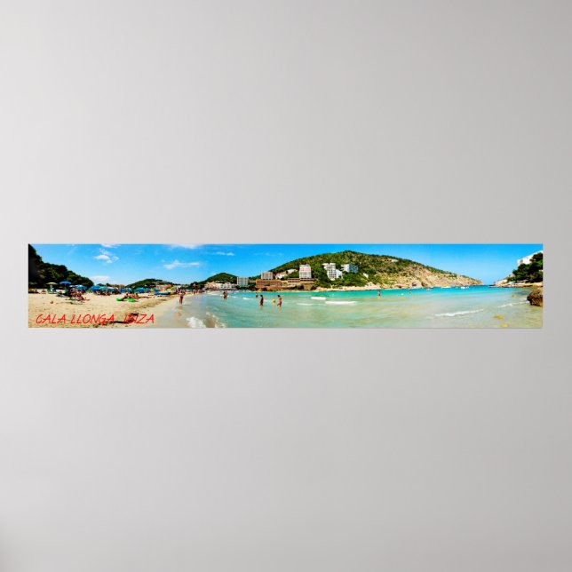 Póster cala llonga ibiza (Frente)