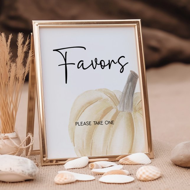 Póster Calabaza Baby Shower favorece al Rótulo (Subido por el creador)