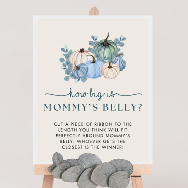 Póster Calabaza Baby Shower ¿Qué tan grande es el Rótulo  (Subido por el creador)
