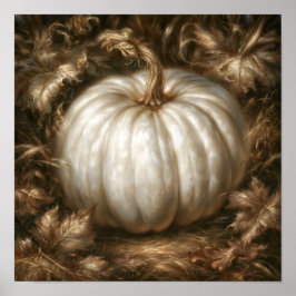 Póster Calabaza Blanca