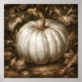 Póster Calabaza Blanca