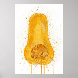 Póster Calabaza Butternut