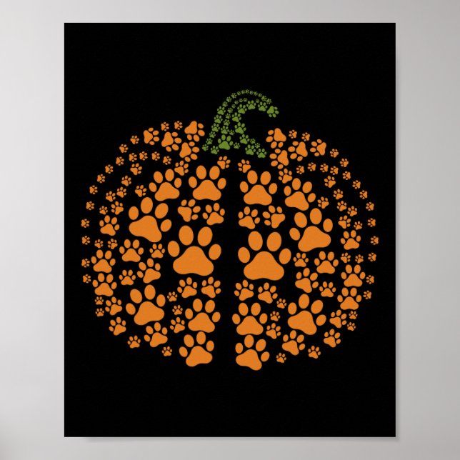 Póster Calabaza Calabaza Imprimir Calabaza Perro Mujeres  (Frente)