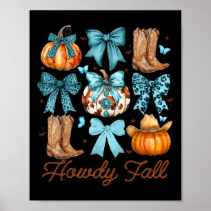 Póster Calabaza de Bow de la Calabaza de Calabaza Occiden