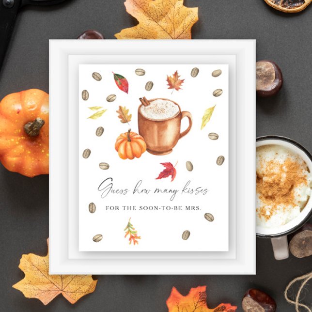 Póster Calabaza de café Adivina cuántos besos (Subido por el creador)