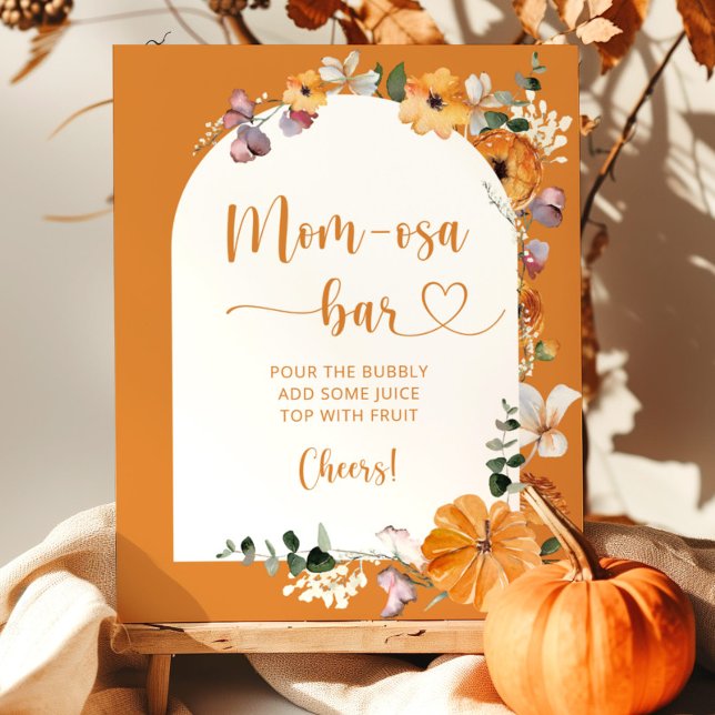 Póster Calabaza de caída de arca de mostaza poster de bar (Subido por el creador)