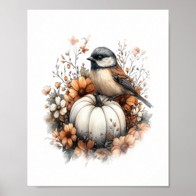 Póster Calabaza de camisas de pollo (Frente)